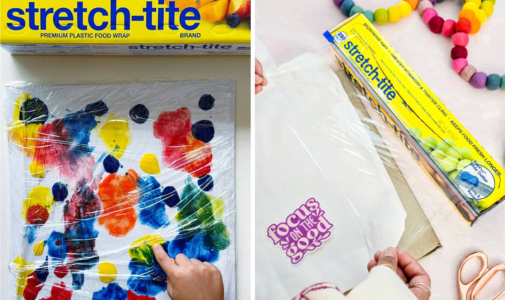 Craft Hacks for stretch-tite