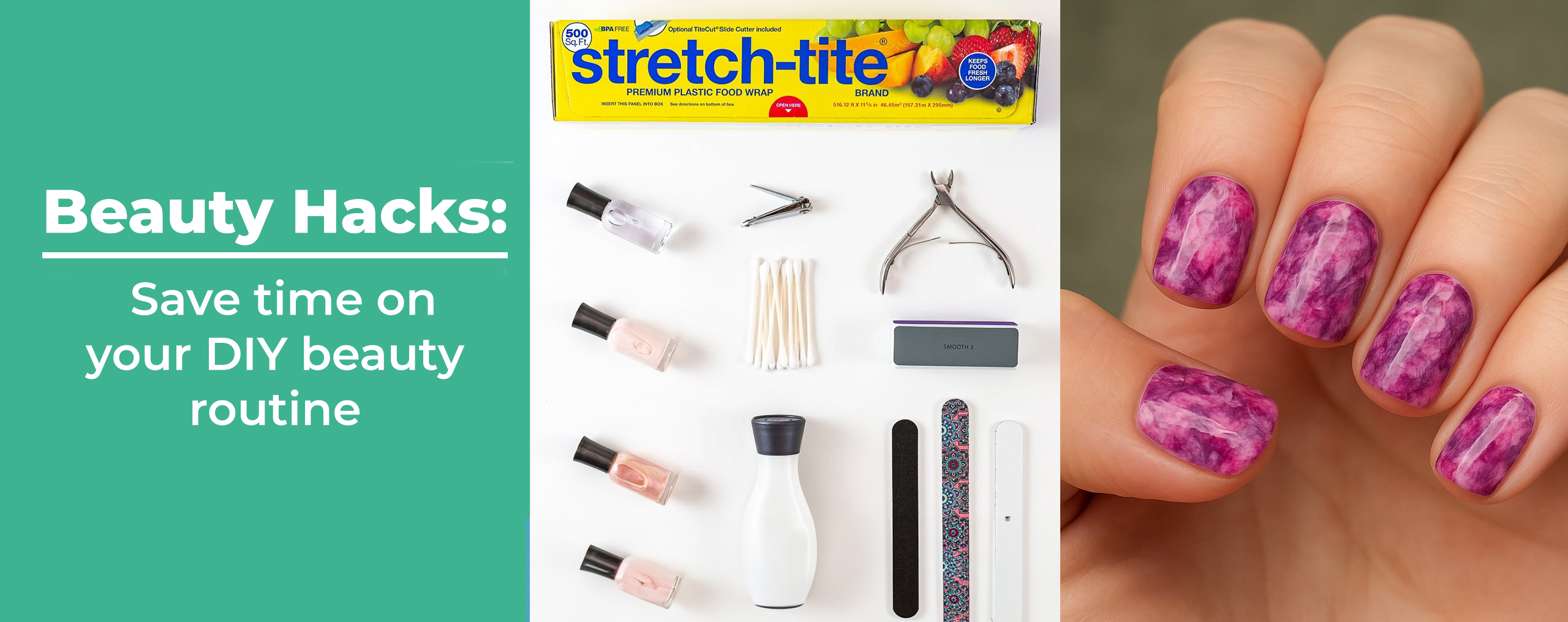 stretch-tite with beauty supplies